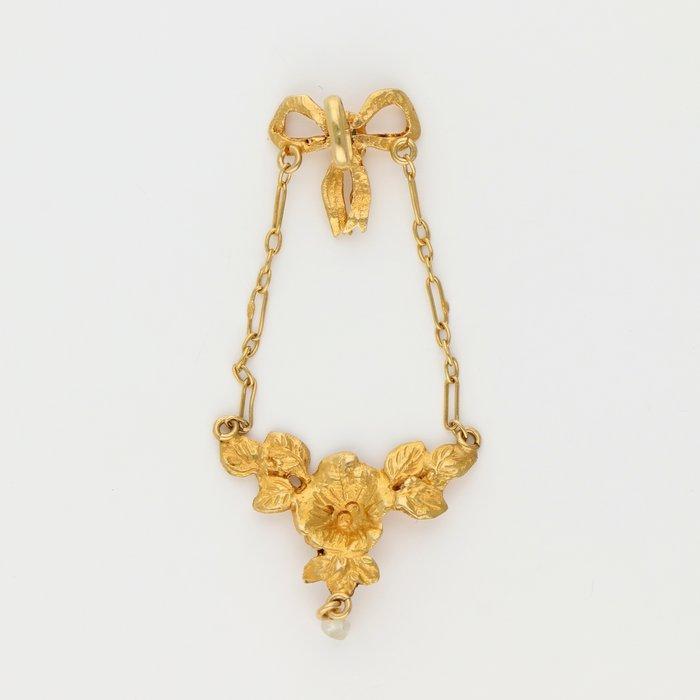 Hanger - 18 karaat Geel goud, Sieraden, Tassen en Uiterlijk, Antieke sieraden