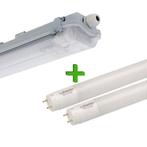 IP65 LED TL armatuur 150 cm dubbel + 2 LED TL buizen | 24 wa, Verzenden, Nieuw, Functioneel
