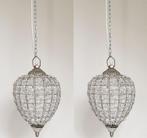 Lamp (2) - Glas, Metaal, Antiek en Kunst