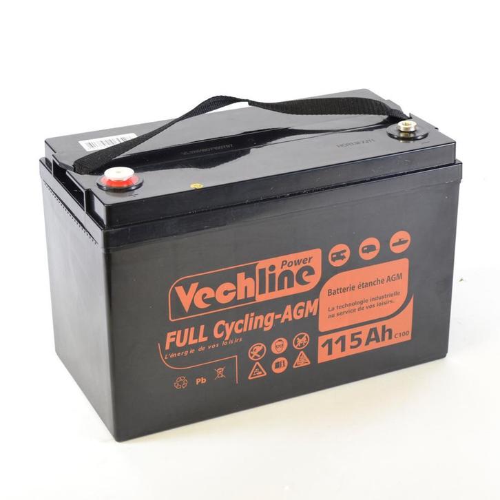 Vechline Accu AGM 115Ah, Caravans en Kamperen, Kampeeraccessoires, Nieuw