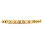 Gouden gourmet armband 21 cm 14 krt, Sieraden, Tassen en Uiterlijk, Armbanden, Verzenden, Zo goed als nieuw, Goud, Goud