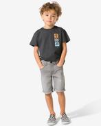 HEMA Kindershort jogdenim grijs, Verzenden, Nieuw