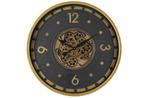 Wandklok Dennison Zwart/Goud - 70 cm, Huis en Inrichting, Woonaccessoires | Klokken, Ophalen of Verzenden, Nieuw