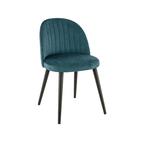Stoel Amelie - Petrol, Huis en Inrichting, Stoelen, Ophalen, Nieuw