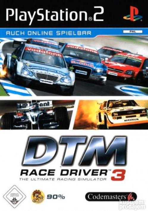 Playstation 2 DTM Race Driver 3, Spelcomputers en Games, Games | Sony PlayStation 2, Zo goed als nieuw, Verzenden