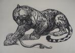 Paul Jouve (1878-1973) - Jaguar et serpent