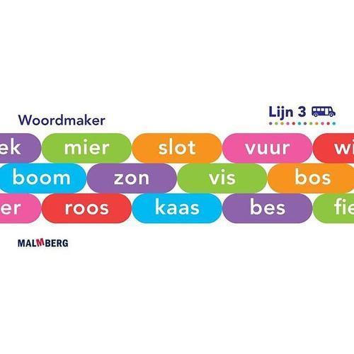 Lijn 3 Woordmaker thema 1 tot en met 3, Boeken, Schoolboeken, Nieuw, Verzenden