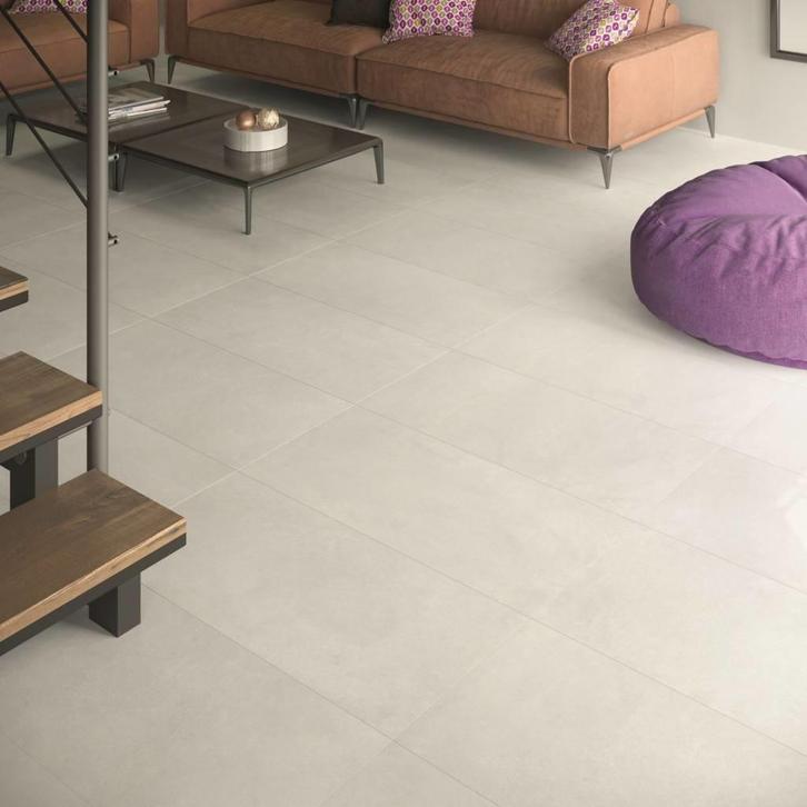 Vloertegel Logan Bianco 60X60Cm (prijs per m2), Doe-het-zelf en Verbouw, Tegels, Ophalen of Verzenden