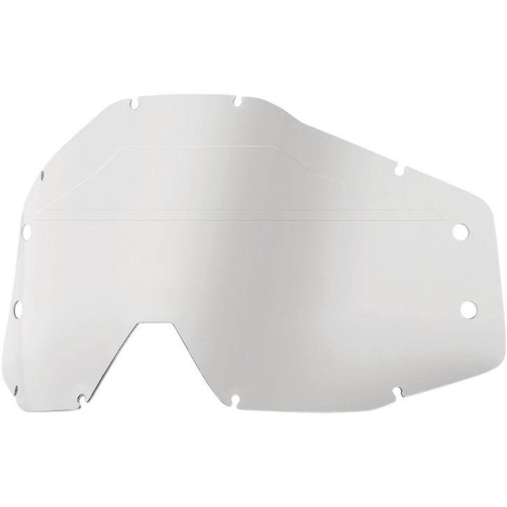 100% Forecast Clear lens met modder vizier voor 100% Strata/, Motoren, Kleding | Motorhelmen, Ophalen of Verzenden
