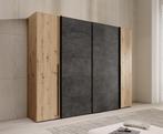 Kledingkast - Eiken - Grijs - 270x61x210 - Garderobekast, Nieuw, Modern, 50 tot 75 cm, Verzenden