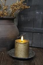 LED stompkaars Gold 7,5 x 10 cm, Huis en Inrichting, Woonaccessoires | Kandelaars en Kaarsen, Ophalen of Verzenden, Nieuw