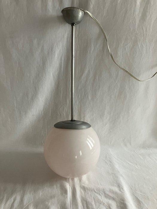 Plafondlamp - Opaline glas, Antiek en Kunst, Antiek | Lampen