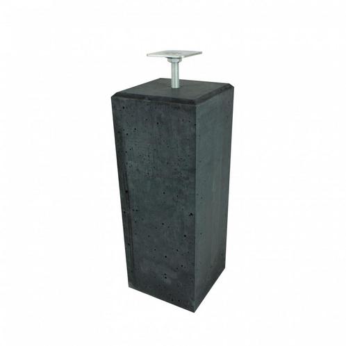 Betonpoer 22x22 cm Met Facet | Incl. Hoogteverstel, Tuin en Terras, Overkappingen, Ophalen of Verzenden