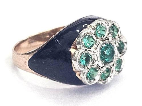 Zonder Minimumprijs - Ring - 9 kt. Roségoud, Zilver -, Sieraden, Tassen en Uiterlijk, Ringen