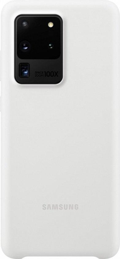 Samsung Silicone Cover - Samsung Galaxy S20 Ultra - Wit, Telecommunicatie, Mobiele telefoons | Hoesjes en Frontjes | Overige merken