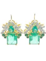 Zonder Minimumprijs - Oorbellen - 9 kt. Zilver, Geel goud, Sieraden, Tassen en Uiterlijk, Oorbellen, Nieuw