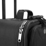 5 delige reiskoffer set, koffers, trolley zwart, Caravans en Kamperen, Verzenden, Nieuw