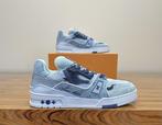 Louis Vuitton - LV Trainer Bleached Monogram Denim Light, Nieuw