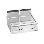 GGM Gastro | Gas grillplaat - 13,8 kW - Gegroefd | GBPGB873B, Verzenden