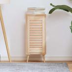 vidaXL Kastdeur met lamellen 61,5x29,5 cm massief grenenhout, Verzenden, Nieuw