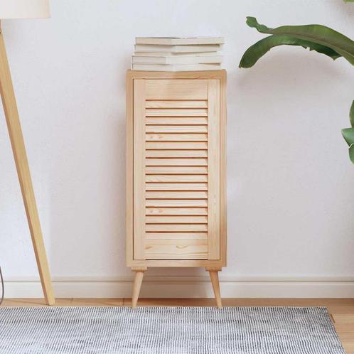 vidaXL Kastdeur met lamellen 61,5x29,5 cm massief grenenhout, Huis en Inrichting, Kasten | Overige, Nieuw, Verzenden