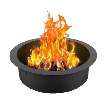 Vuurplaatsring met Vonkbescherming – Robuuste Buitenhaard, Tuin en Terras, Vuurkorven, Nieuw, Verzenden