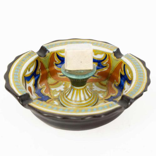 Gouda Holland Plateel Asbak, Verzamelen, Porselein, Kristal en Bestek, Ophalen