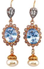 Zonder Minimumprijs - Oorbellen - 9 kt. Geel goud, Zilver, Sieraden, Tassen en Uiterlijk, Oorbellen, Nieuw