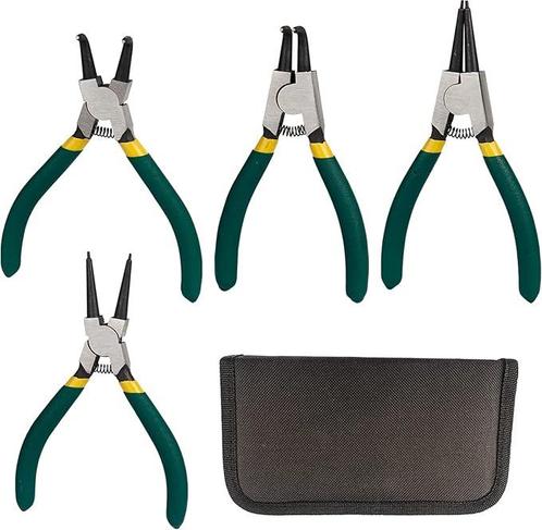 Tangen Set - 4 Delig - Anit Slip - Snap Ring - Inclusief, Doe-het-zelf en Verbouw, Gereedschap | Handgereedschap, Nieuw, Verzenden