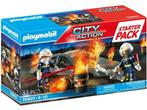 Veiling - PLAYMOBIL City Action Starterpack brandweeroefenin, Kinderen en Baby's, Speelgoed | Playmobil, Nieuw
