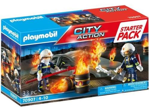 Veiling - PLAYMOBIL City Action Starterpack brandweeroefenin, Kinderen en Baby's, Speelgoed | Playmobil, Nieuw
