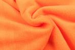 10 meter fleece stof Oranje - Anti Pilling Fleece, Hobby en Vrije tijd, Stoffen en Lappen, 120 cm of meer, Oranje, Ophalen of Verzenden