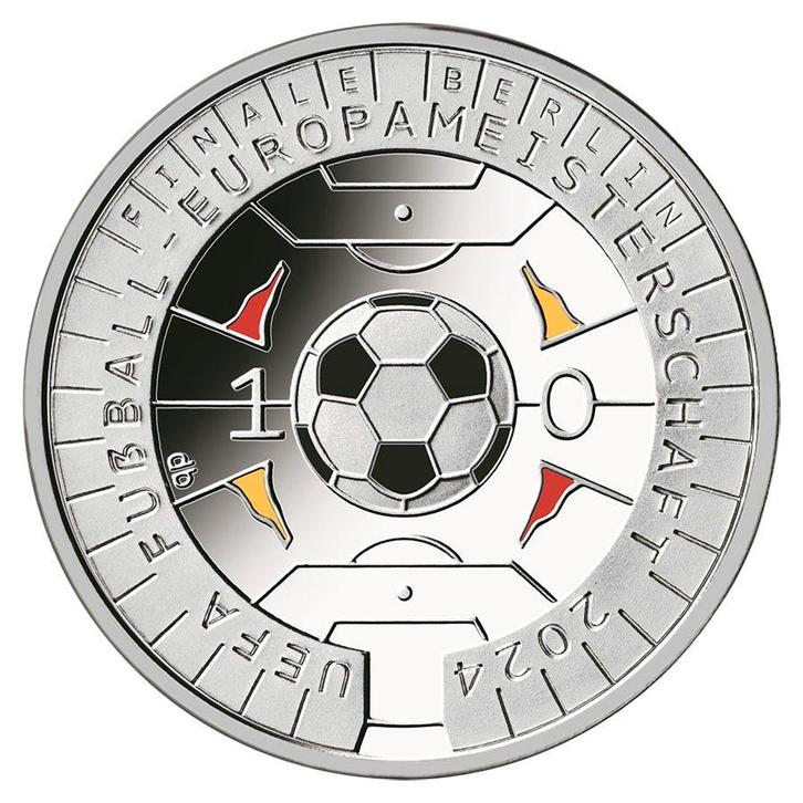 Duitsland 11 Euro EK Voetbal 2024, Postzegels en Munten, Munten | Europa | Euromunten, Verzenden
