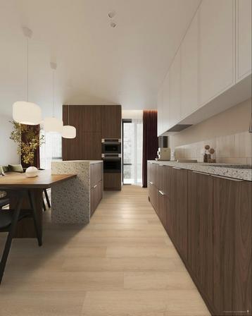 Klik pvc rechte plank naturel eiken |  Hoomline Prestige beschikbaar voor biedingen