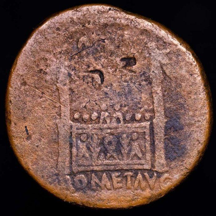 Romeinse Rijk. Tiberius as caesar. As minted in Lugdunum, Postzegels en Munten, Munten | Europa | Niet-Euromunten