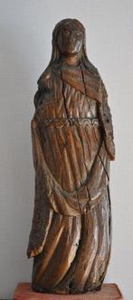Beeld, Sainte vierge - 62 cm - Hout, Antiek en Kunst