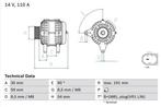 Dynamo / Alternator AUDI A1 (1.0 TFSI,1.4 TFSI,1.4 TSI), Auto-onderdelen, Motor en Toebehoren, Nieuw, Ophalen of Verzenden
