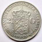 Nederland. Wilhelmina. 2 1/2 Gulden 1933 Grof Haar (Zonder