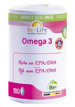 Be-Life Omega 3 magnum 180 Capsules, Verzenden, Nieuw