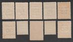 Curaçao 1927/1933 - Drie complete uitgiften - NVPH 82/88,, Gestempeld