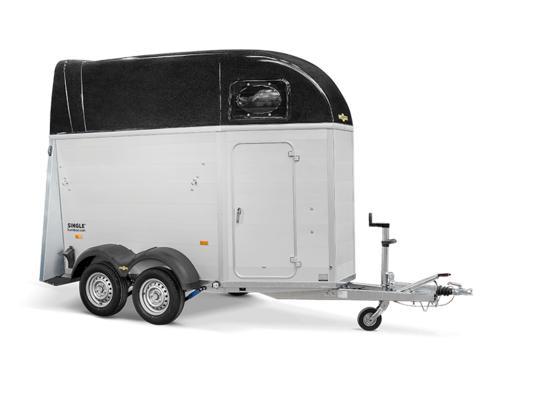 Humbaur Single Alu 1600 Zadelkamer Paardentrailer, Dieren en Toebehoren, Paarden en Pony's | Trailers en Aanhangwagens, Ophalen
