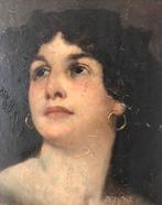 Gyula Éder (1875-1945) - Muse Jolánka. Portrait of the