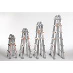 WAKU TELESCOOPLADDER| 4x3 | 4x4 | 4x5 | 4x6, Nieuw, 2 tot 4 meter, Ladder, Ophalen of Verzenden