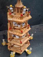 Kerstdecoratie Buthe - Hout - Vintage Pyramide 80s, Diversen, Kerst, Nieuw