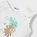 Tweedelig setje shirtje met rokje (aqua), Kinderen en Baby's, Kinderkleding | Maat 134, Nieuw, Meisje, Jurk of Rok, Mayoral