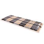 vidaXL Lattenbodem met 42 latten 7 zones 80x200 cm, Eenpersoons, Bruin, Verzenden, Nieuw