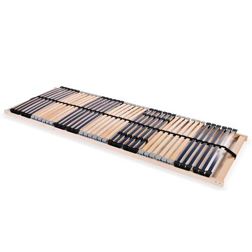 vidaXL Lattenbodem met 42 latten 7 zones 80x200 cm, Huis en Inrichting, Slaapkamer | Bedden, 80 cm, 200 cm, Bruin, Eenpersoons
