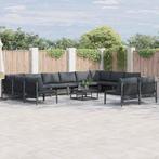 vidaXL Tuin Sofa Set 13 pcs Antraciet Staal, Tuin en Terras, Tuinsets en Loungesets, Verzenden, Nieuw