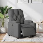 vidaXL Fauteuil elektrisch verstelbaar stof donkergrijs, Huis en Inrichting, Fauteuils, Verzenden, Nieuw