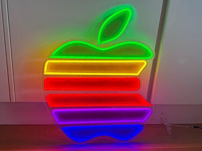 NO RESERVE * Grote Apple Neon LED Verlichte Sign - Apple -, Antiek en Kunst, Antiek | Wandborden en Tegels